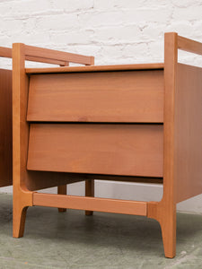 Louvered Drawer Nightstands