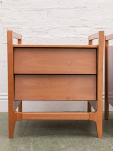 Louvered Drawer Nightstands