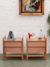 Load image into Gallery viewer, Louvered Drawer Nightstands
