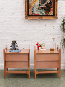 Louvered Drawer Nightstands