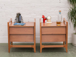 Louvered Drawer Nightstands