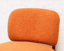Load image into Gallery viewer, Low Profile Nubby Burnt Orange Chair
