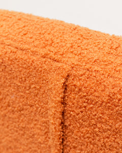 Low Profile Nubby Burnt Orange Chair