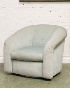 Blue Vintage Swivel Chair