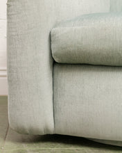 Load image into Gallery viewer, Blue Vintage Swivel Chair
