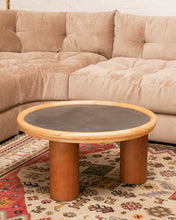 Load image into Gallery viewer, Round Table Chunky Legs Black Top
