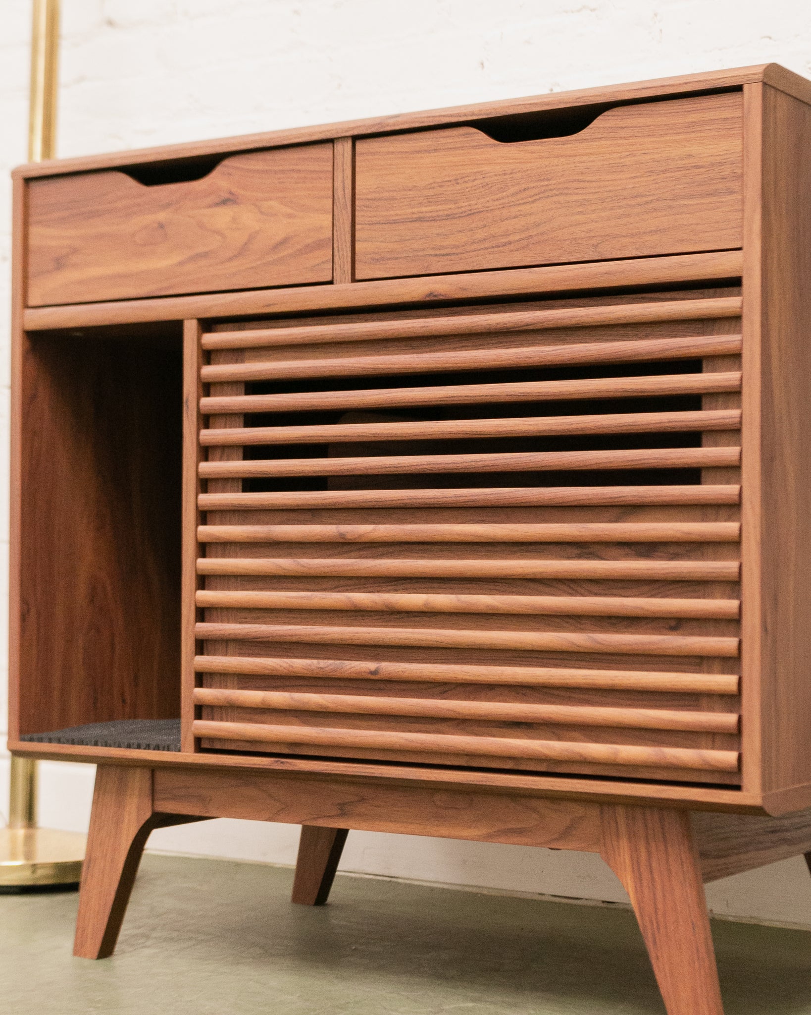 Slat Drawer 2 drawer Slat Cabinet – Sunbeam Vintage
