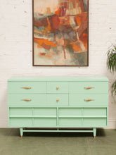 Load image into Gallery viewer, Seafoam Green 1950’s Dresser
