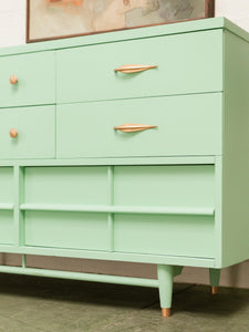 Seafoam Green 1950’s Dresser