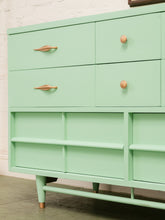 Load image into Gallery viewer, Seafoam Green 1950’s Dresser
