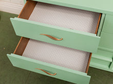 Load image into Gallery viewer, Seafoam Green 1950’s Dresser
