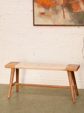 Load image into Gallery viewer, Roped Solid Wood Bench
