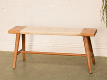 Load image into Gallery viewer, Roped Solid Wood Bench
