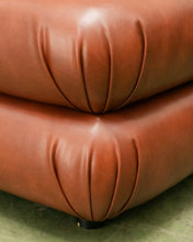 Load image into Gallery viewer, Elodie 4 Piece Modular Sectional in Saddle Brown Leather
