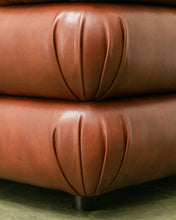 Load image into Gallery viewer, Elodie 4 Piece Modular Sectional in Saddle Brown Leather
