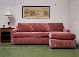 Hauser in Rosewood Velvet