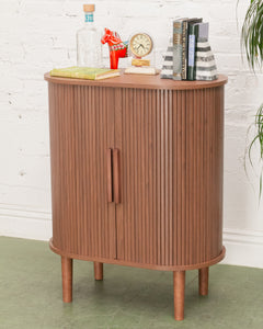 Tambour Door Bar Cabinet