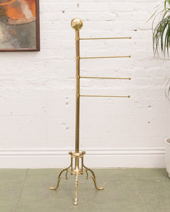 Brass Royalty Towel Rack