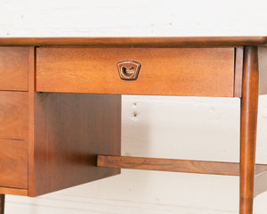 Walnut Mid Century Desk