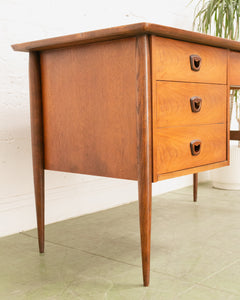 Walnut Mid Century Desk