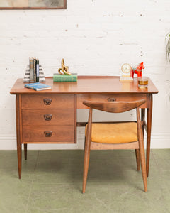 Walnut Mid Century Desk