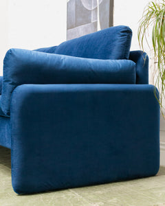 Electric Blue Sofa