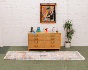 Vintage Karastan Floral Runner Rug