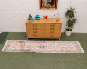 Vintage Karastan Floral Runner Rug