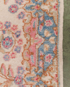 Vintage Karastan Floral Runner Rug