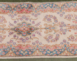 Vintage Karastan Floral Runner Rug