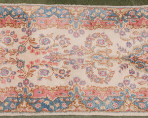 Vintage Karastan Floral Runner Rug