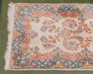Vintage Karastan Floral Runner Rug