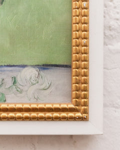 Van Gogh White Roses Print Framed