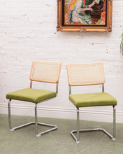 Load image into Gallery viewer, Olive Green Rattan Chair
