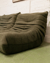 Load image into Gallery viewer, Slouchy 70&#39;s Style 3 Seat Sectional in Green
