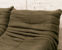 Load image into Gallery viewer, Slouchy 70&#39;s Style Loveseat in Green
