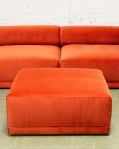 Emma 5 Piece Sectional Sofa in Monaco Rust