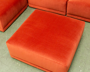 Emma 5 Piece Sectional Sofa in Monaco Rust
