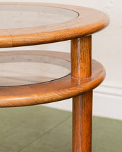 Load image into Gallery viewer, Two Tier Oak Side Table
