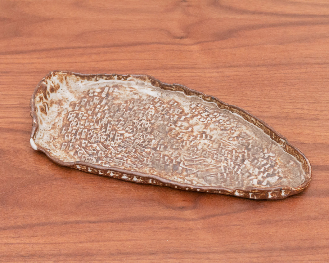 Catch all Embossed Pottery Tray