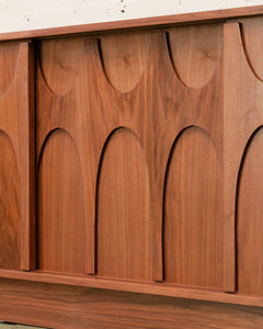 Scandinavian Walnut Credenza