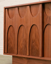 Load image into Gallery viewer, Scandinavian Walnut Credenza
