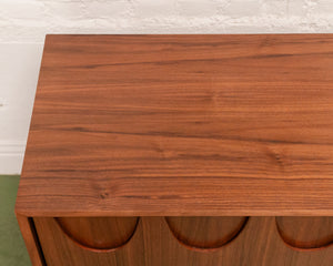 Scandinavian Walnut Credenza