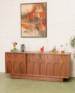 Scandinavian Walnut Credenza