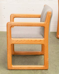 Oak Boho Armchair