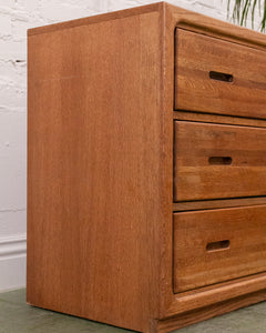 Vintage Oak Lowboy Dresser