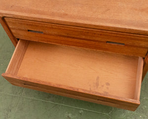 Vintage Oak Lowboy Dresser