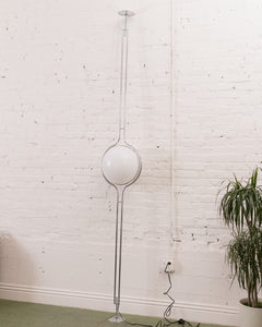 Tension Pole Globe Lamp