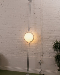 Tension Pole Globe Lamp