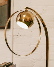 Load image into Gallery viewer, Gold Circle Table Lamp
